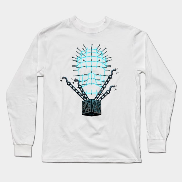 Hellraiser Pinhead Long Sleeve T-Shirt by Max58